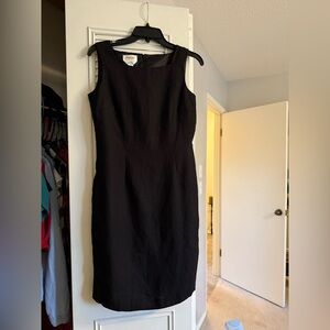Talbots size 4 black Lenin shift dress
